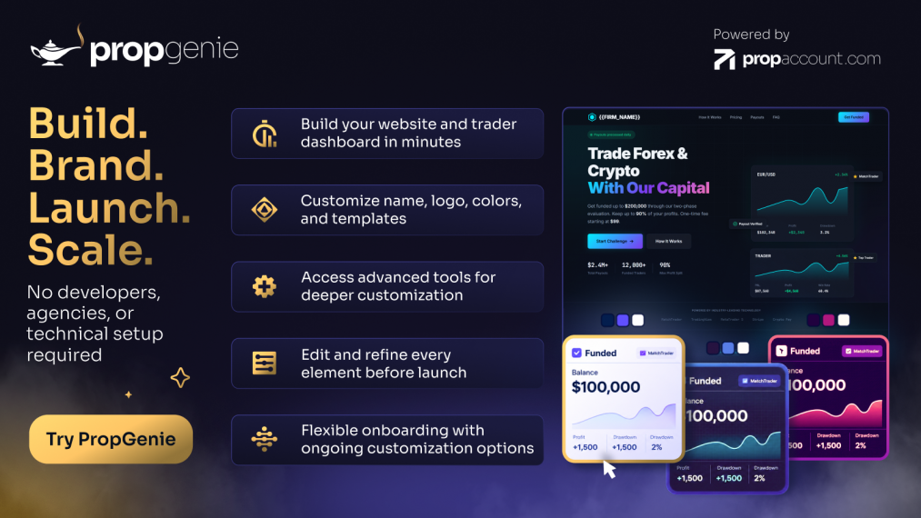 Launch a Prop Firm Brand in Minutes