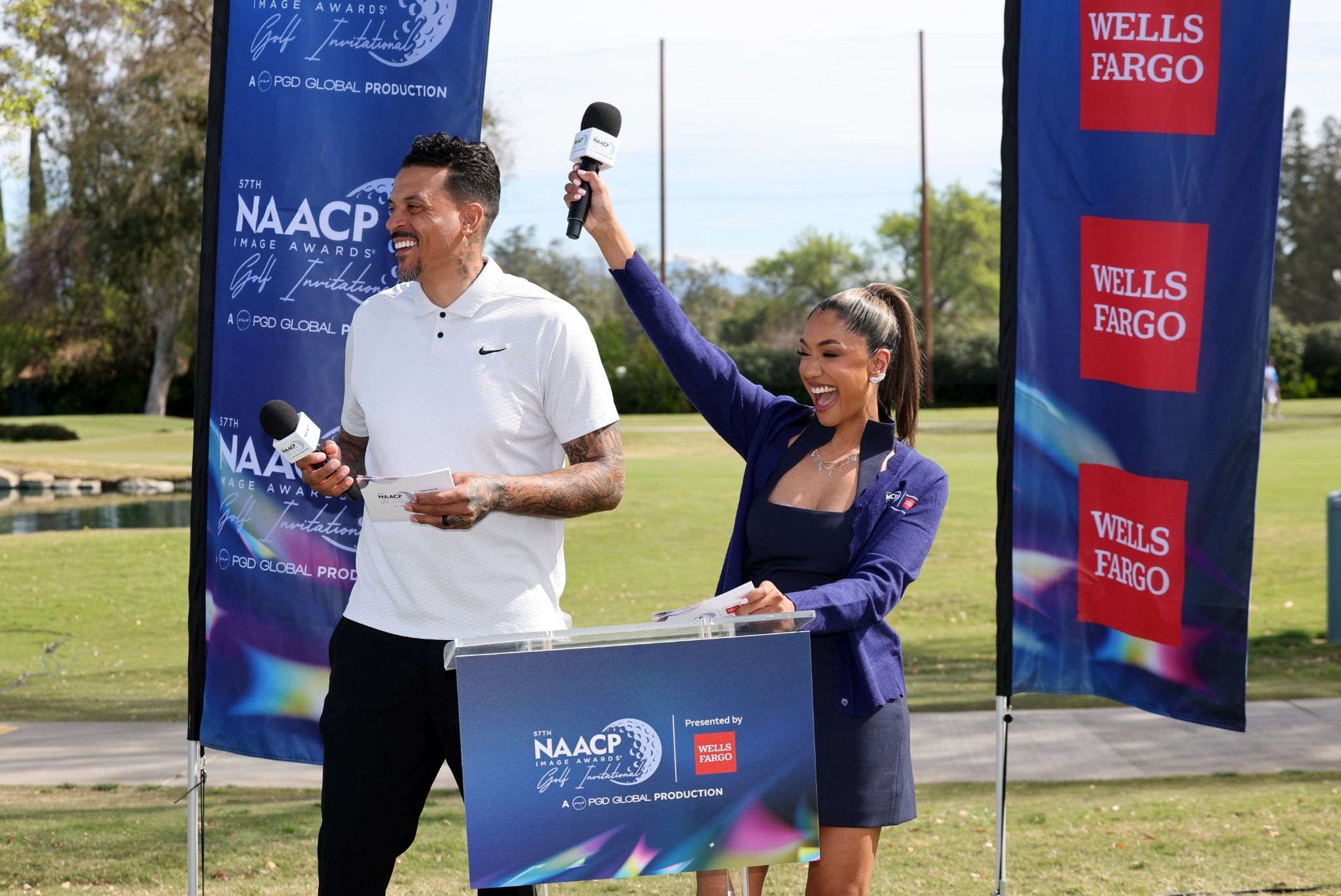 Matt Barnes, Seema Sadekar, 57th NAACP Image Award