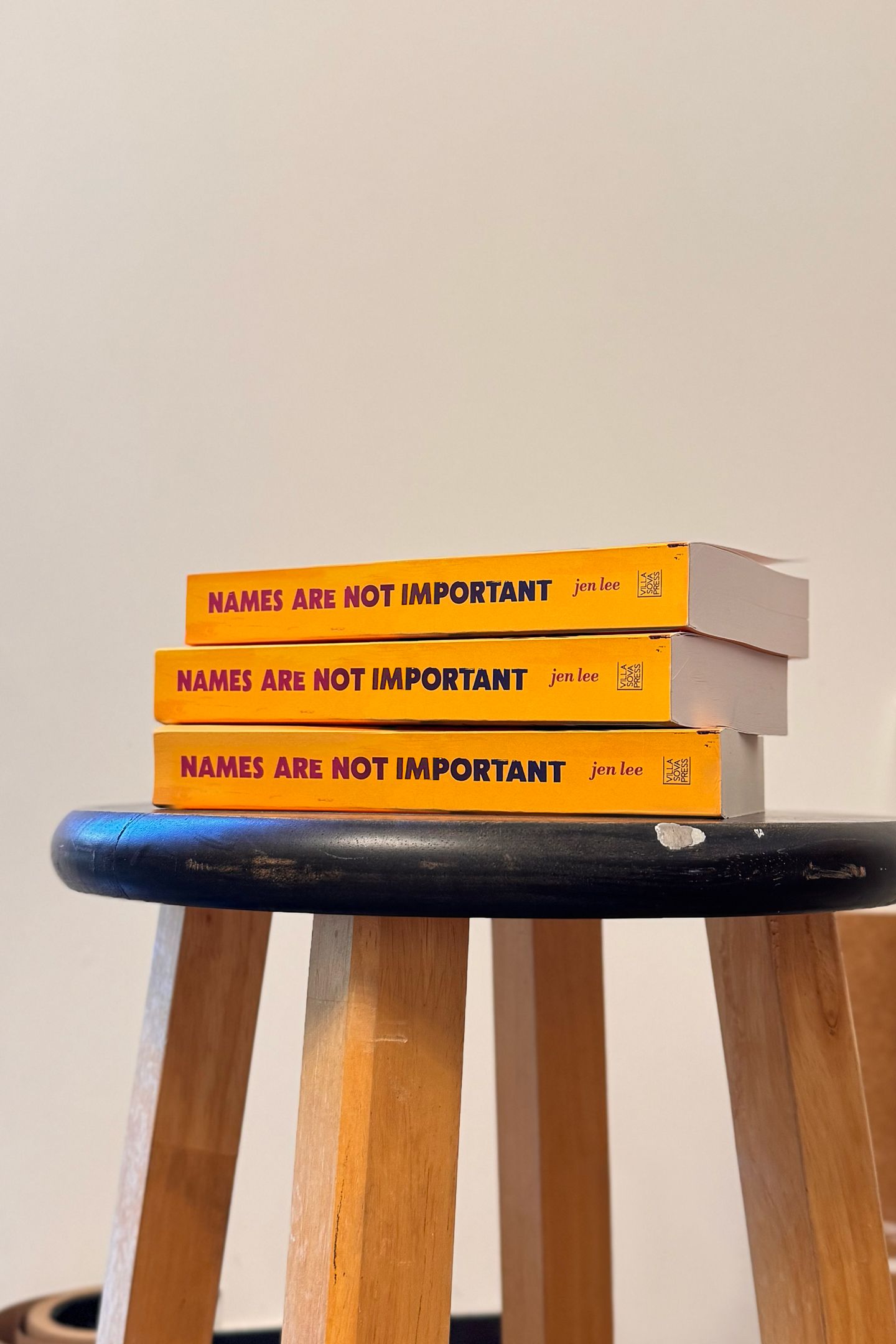 Names Are Not Important Books In Studio