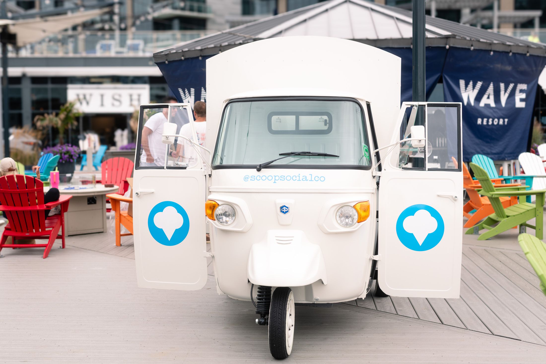 Scoop Social Co.'s signature Italian cart
